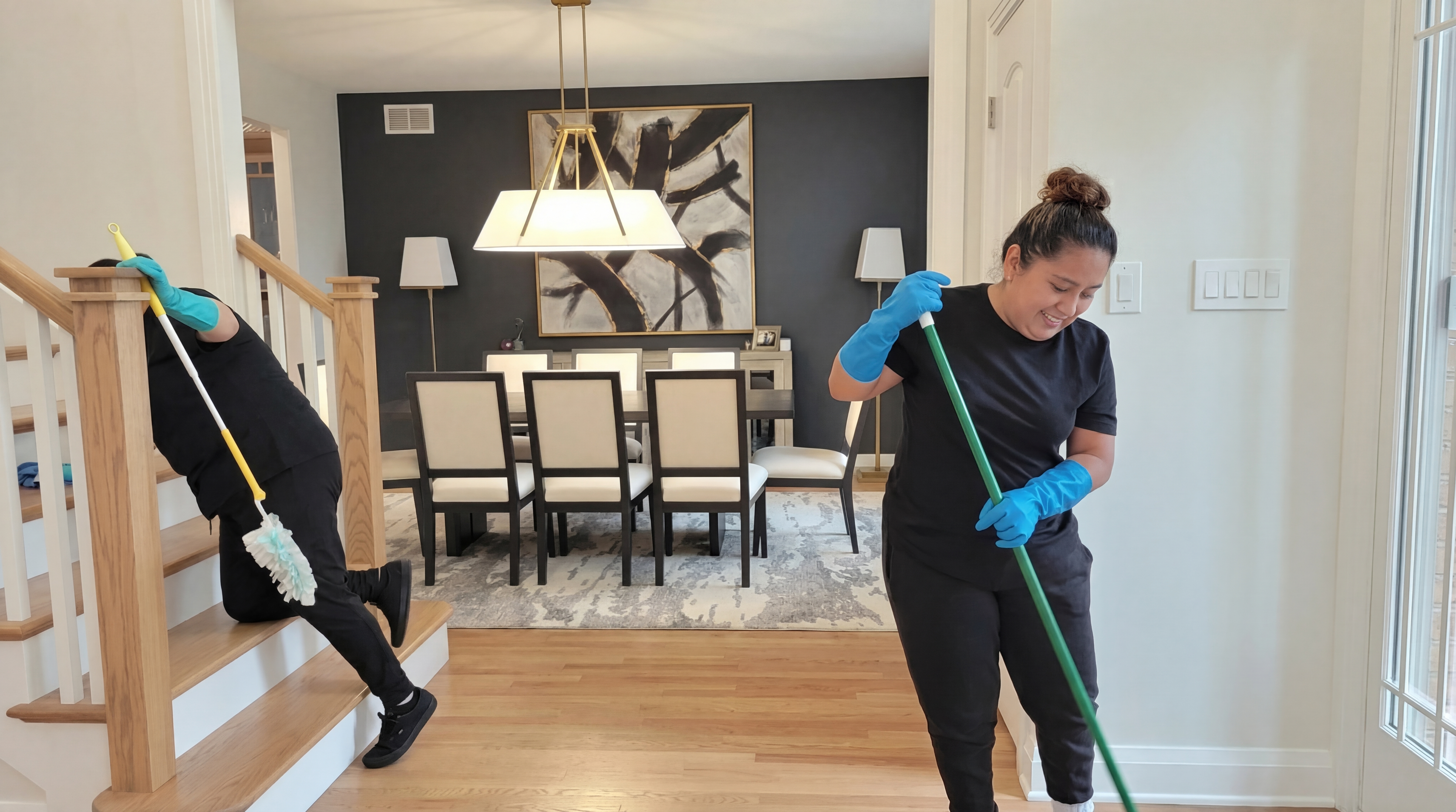 Bright clean home interior